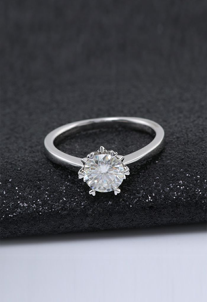 Minimalism Moissanite Diamond Ring
