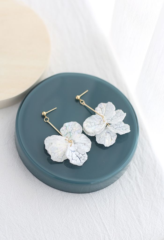 Plastic Shell Drop Earrings