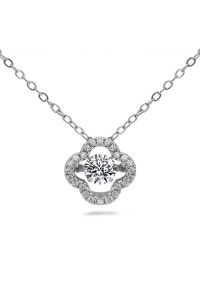 Four Leaf Clover Moissanite Diamond Necklace