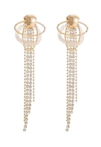 Multiple Loops Tassel Dangle Earrings
