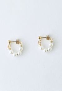 Elegant Pearl Edge Earrings
