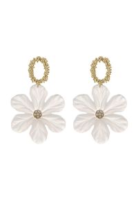Translucent Acrylic Floral Earrings