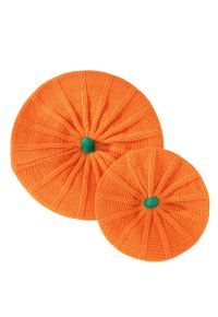 Halloween Pumpkin Knit Beret Hat Halloween Costumes