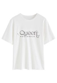 Queen of the Household Crew Neck T-Shirt