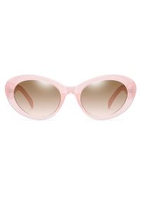 Retro Full Rim Cat-Eye Sunglasses in Pink