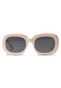 Classy Nude Full Rim Sunglasses