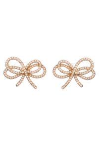 Full Pearl Bowknot Earrings