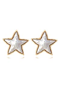 Stary Embossed Texture Earrings