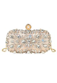 Sparkly Rhinestone Beaded Embroidered Clutch