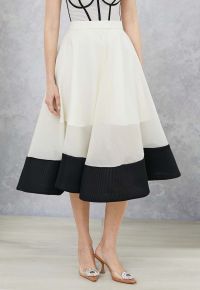 Swing In the Breeze Organza Midi Skirt